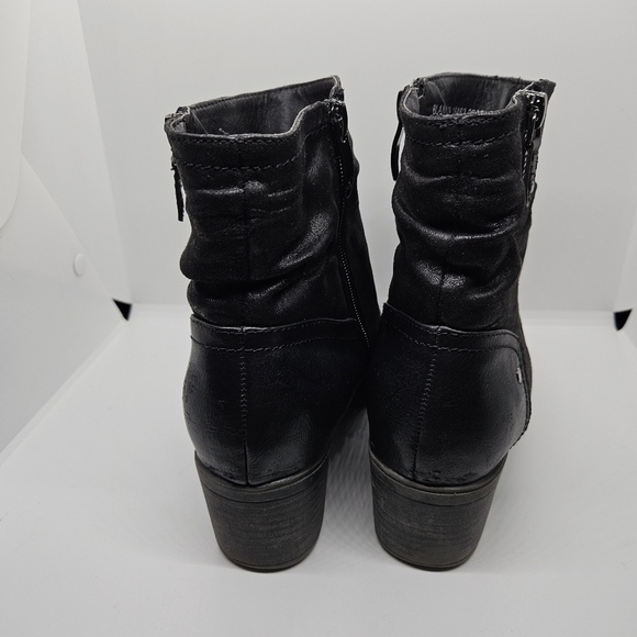 Patrizia Spring Step Blanch black faux leather ankle boots EU 39 US 8.5 - Picture 4 of 12